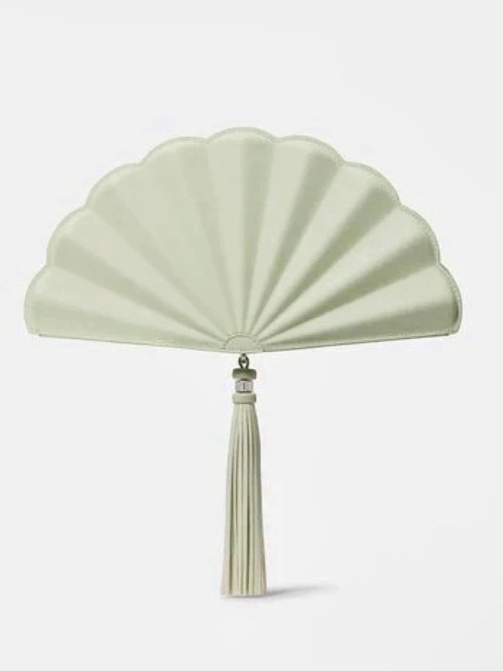 Kate Spade New York Lotus Fan Clutch Green
